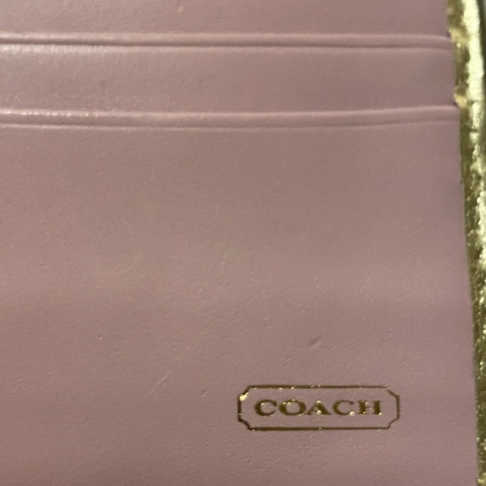 Coach Y2K Legacy Turnlock Wallet, Gold